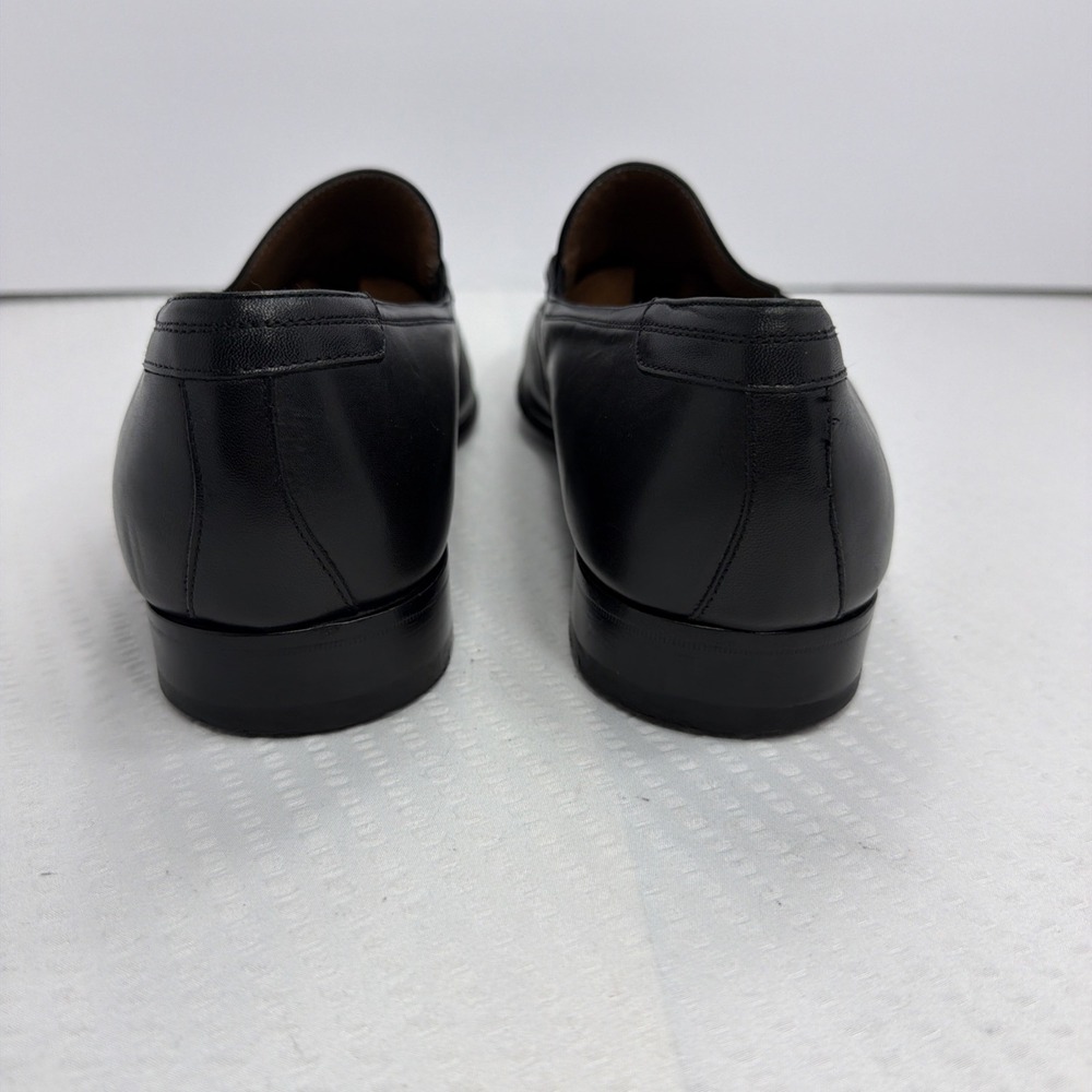 Mezlan Spain Bit Loafers Black Leather Ornament 11.5M 2086 Dress Shoes Luxury - Picture 3 of 16